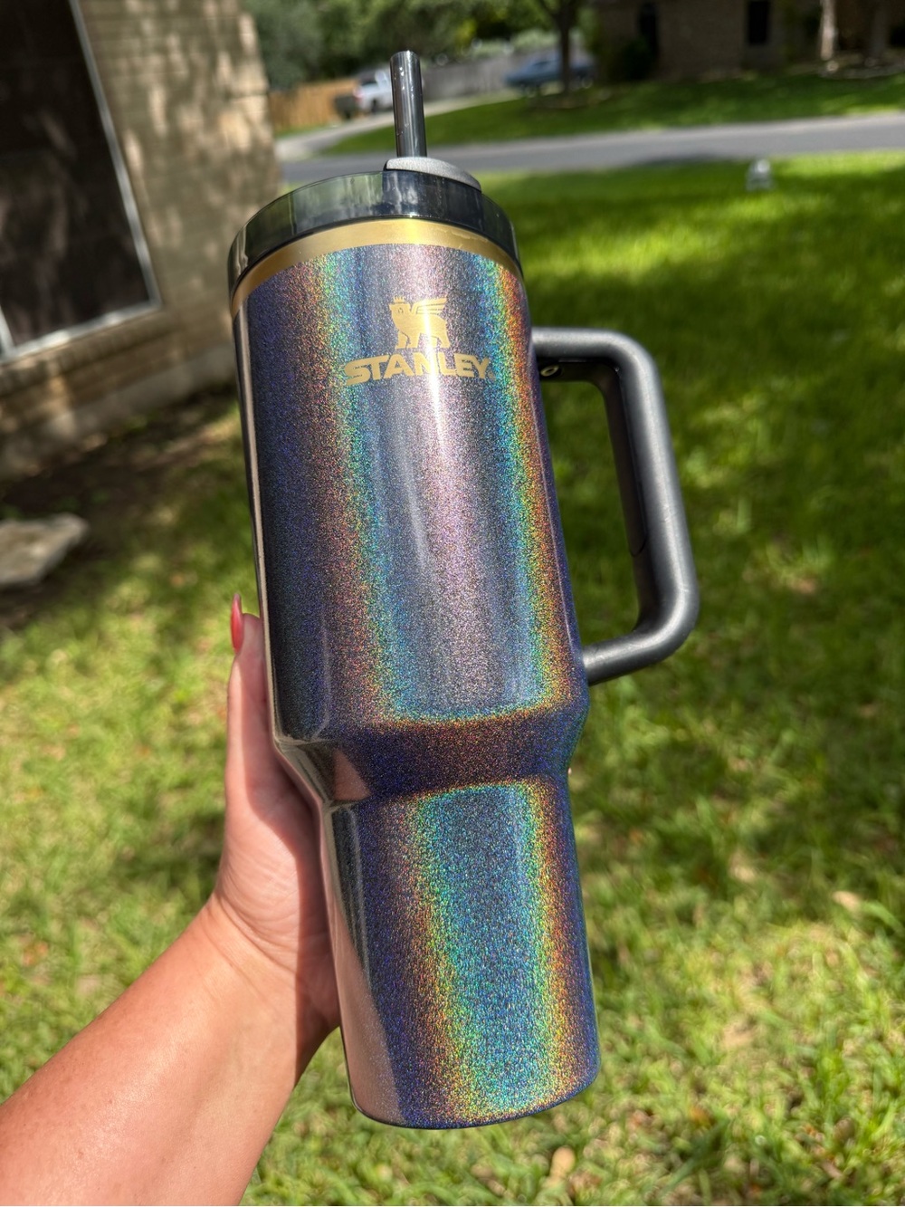 Stanley 40oz Fairy Dust Glitter Holographic Tumbler